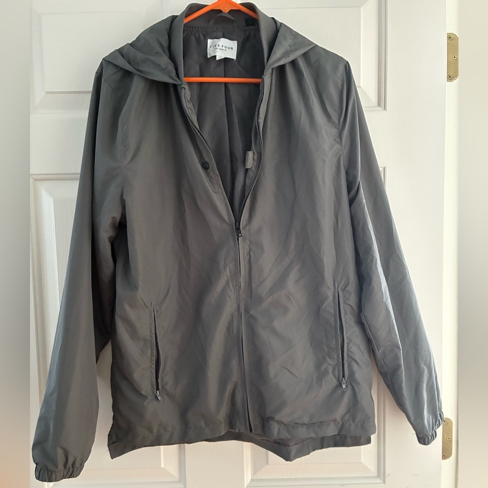 Lightweight Hooded Jacket - Gray